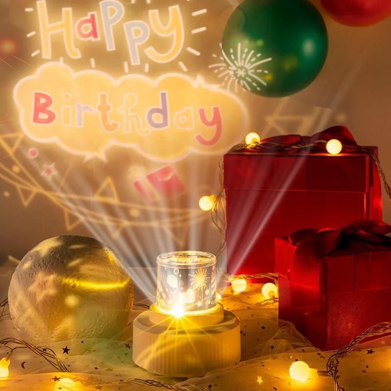 2020 Лидер продаж Звездная ночь свет 3d зарядки для изготовления круглых пластиковых вращение проектор ночного света