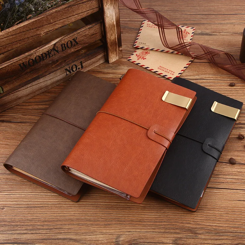 Factory custom wholesale 2023 2023 binder spiral notebook folder agenda planner organizer journal customize stationery A6 A5