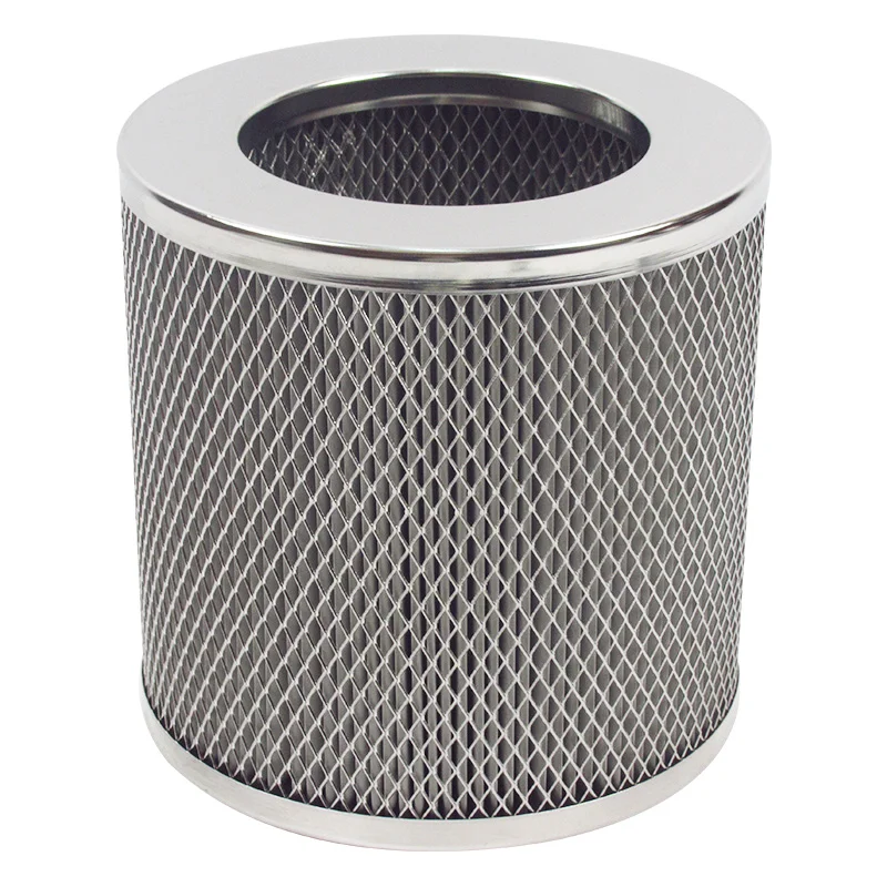 Customize stainless steel 304 end cap air filter cartridge Cylindrical industry air filter Cartridge for dust collection