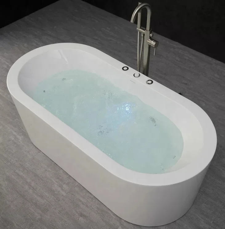 Luxurious freestanding whirlpool bathtub  massage spa bath tub for bathroom