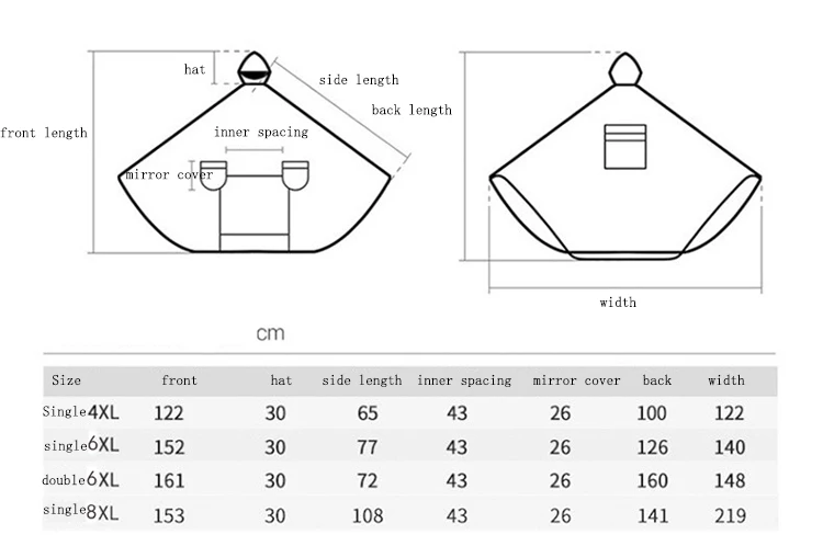 Extra Large Size Vehicle Poncho Foot Cover Outdoor Adult Thickened Oxford Cloth Motorcycle Raincoat for Cycling