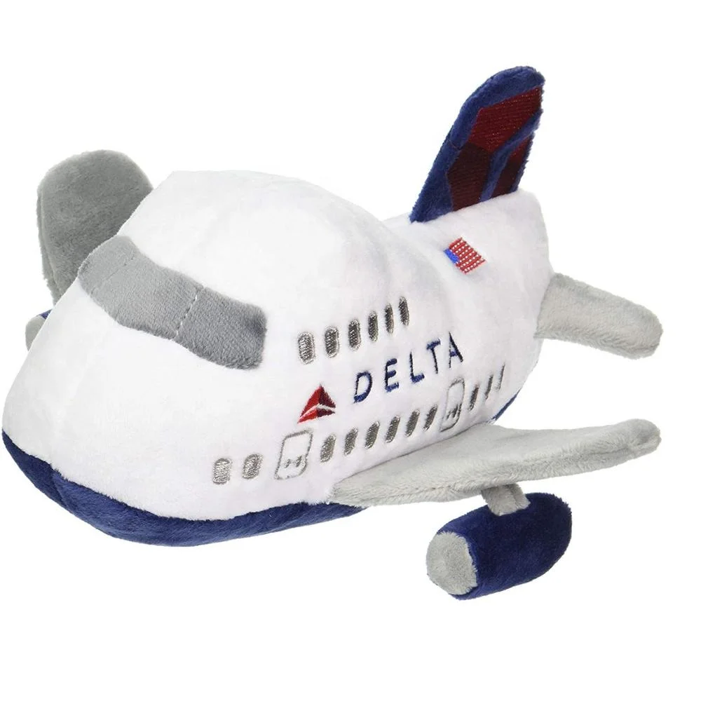 Customized Soft Kids Airplane Toys Stuffed Canada Airplane Plush Toy with Sound Plush Airplane Toy