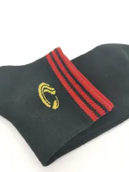 High Quality Men Socks For Winter Black Business Socks Uniform Elite