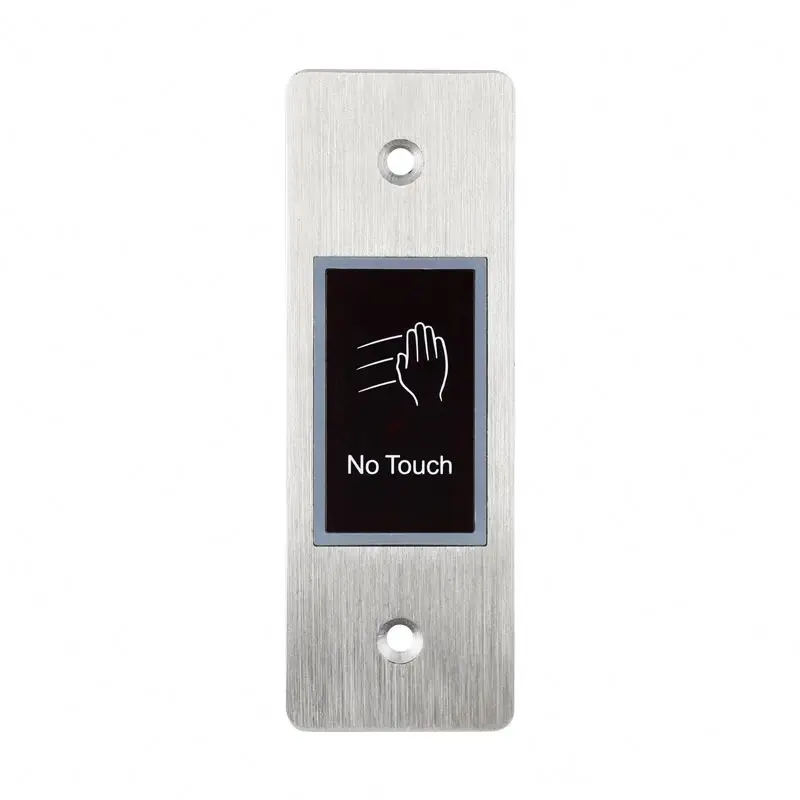 5~25cm Adjustable Infrared Sensor Door Release Button Switch Stainless Steel No Touch Exit Button