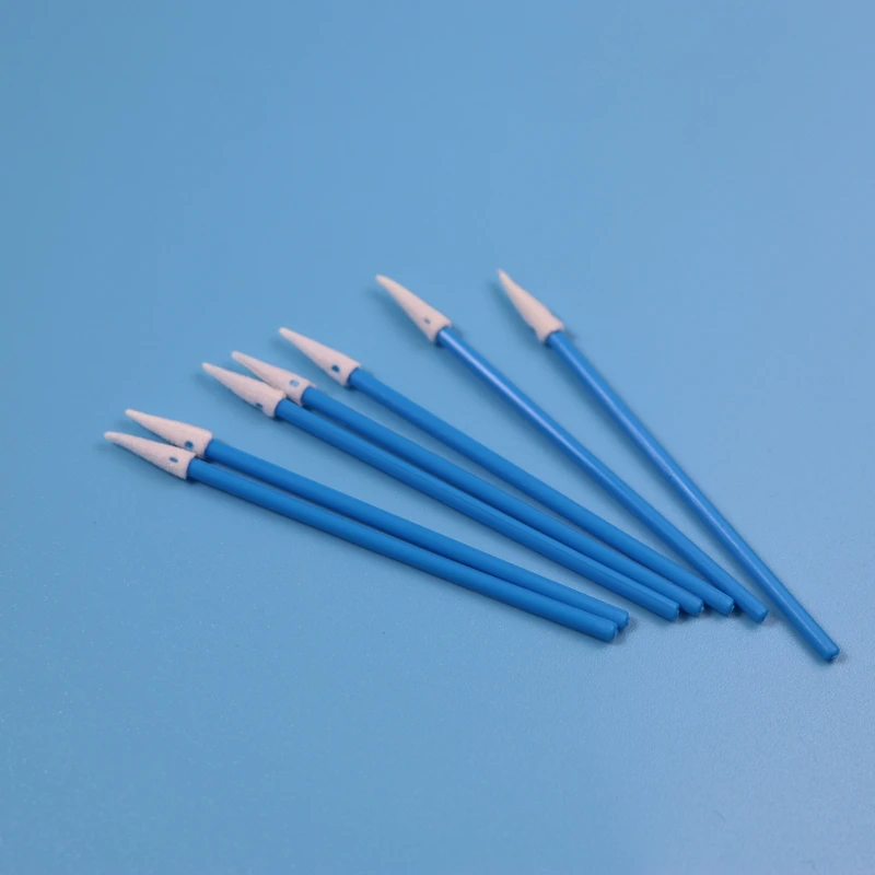 3.2mm Lint Free Factory Cleaning Mini Pointed Cleanroom ESD Foam Swab Suppliers