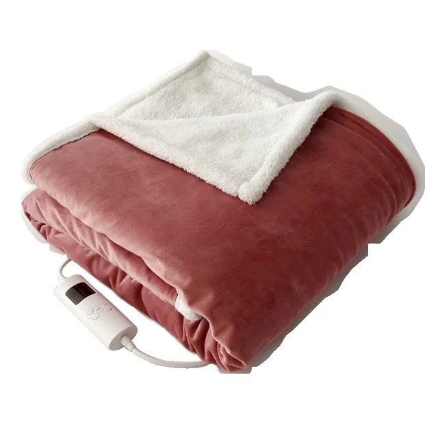 cozy soft washable 160*130 cm Electric over blanket/Heating Blanket electric blanket CE  certificate