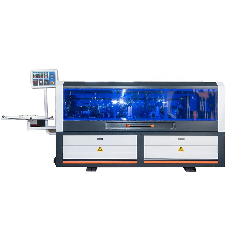 Semi Automatic Edge Banding Machine With Gluing Fine Trimming Scrapping And Buffing