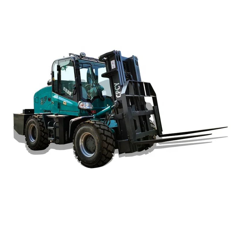 
3 ton electric articulated diesel rough terrian forklift hydraulic manual diesel off road forklift truck 