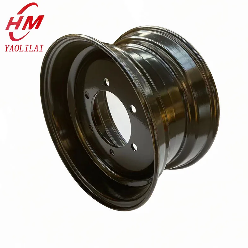 Factory 16.5 inch rim 8.25x16.5 skid steer loader steel wheel rims for 10-16.5 tires