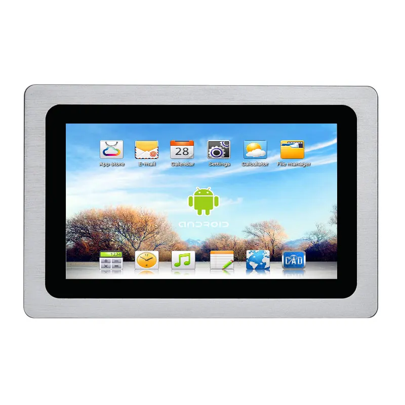LHDE 10.1Inch Embedded Mount RK3288 2GB RAM 8GB eMMC Capacitive Touch Screen Industrial Android All in One Panel PC