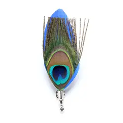 Peacock brooch novelty lapel pins for blazer
