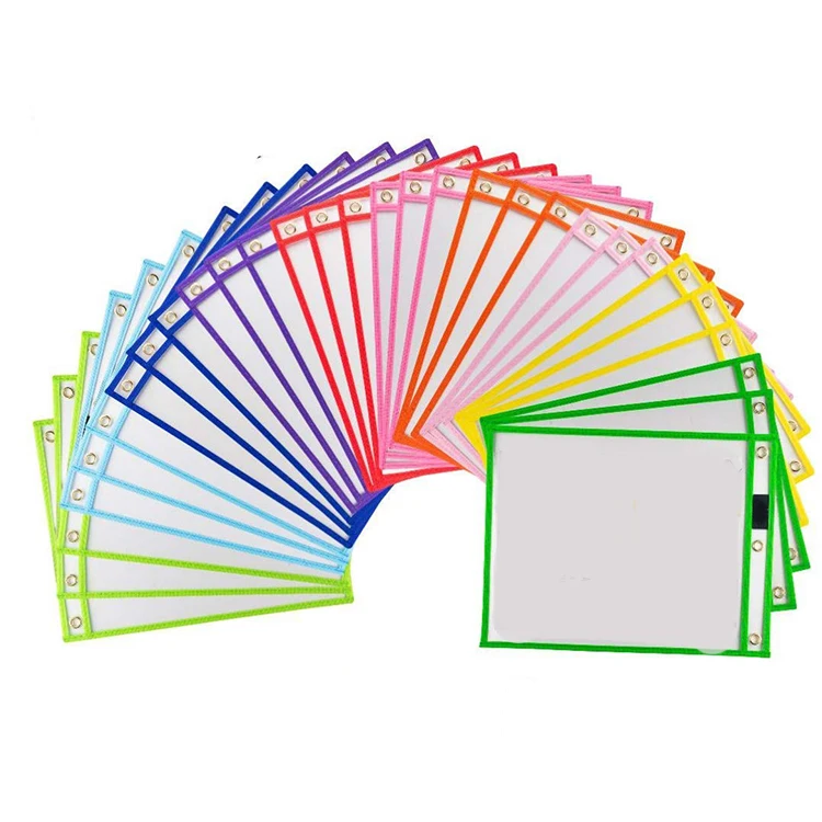
Teaching Supplies PET Reusable Dry Erase for Classroom Organization 