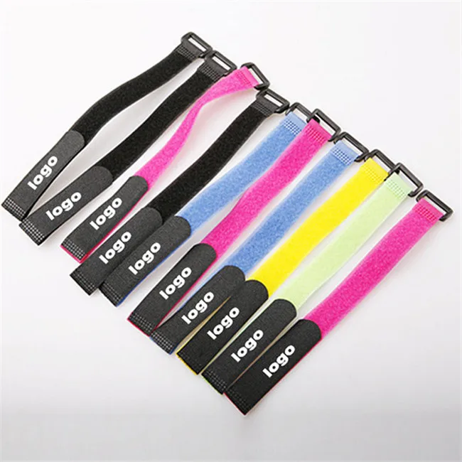 Customizable special hook and loop strap with buckle