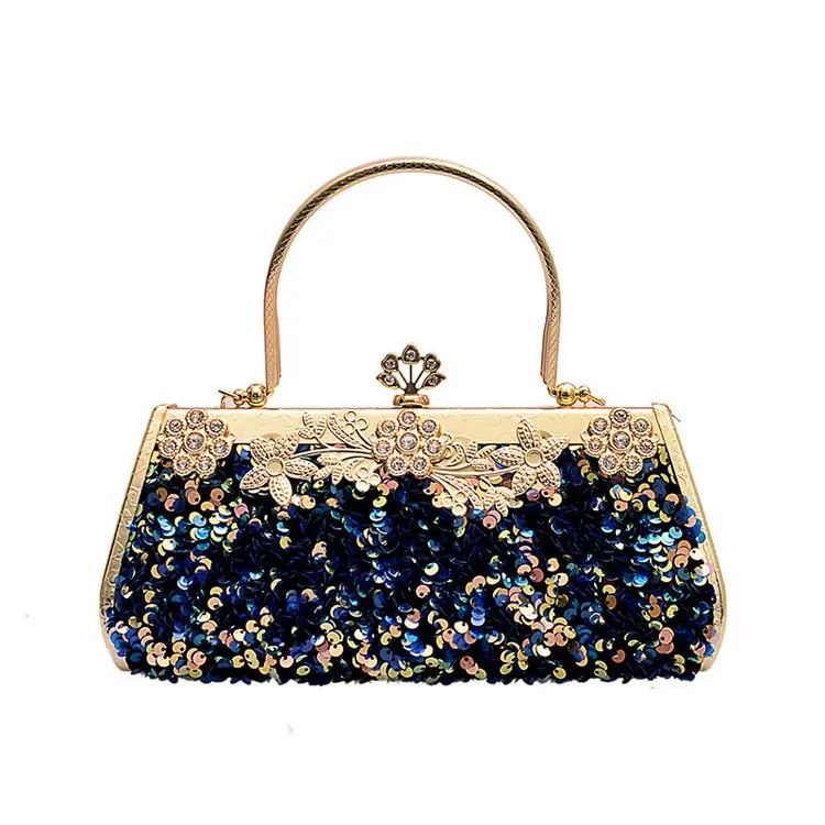 
Wholesale Sequin Lady Bags Elegance Women Evening Bag Fashion Clutch Handbag Purse for Woman 