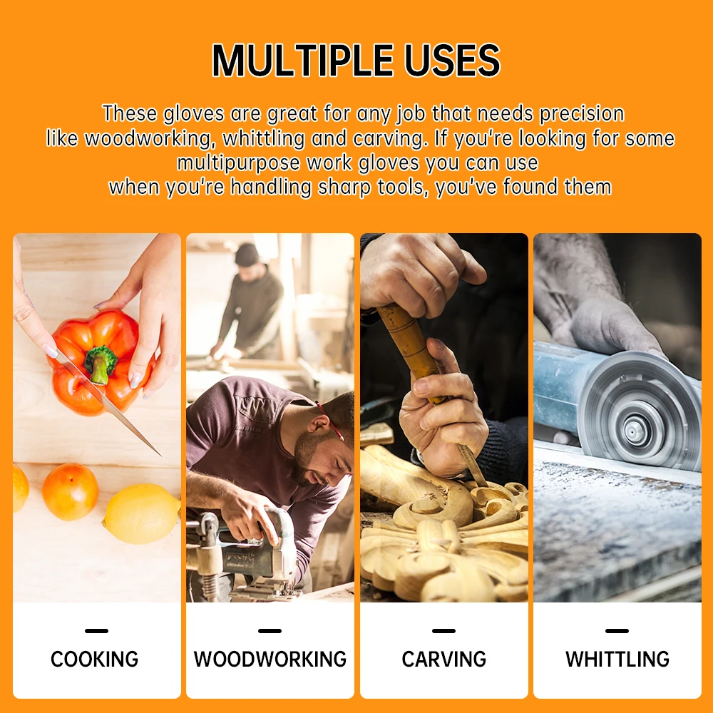 Factory Price Industrial Hppe Cut Resistant Gloves Safety Proof Level 5 Breathable Comfortable Hand Protective Gloves