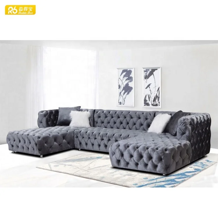 New small hotel living room furniture sectional sofa 6158
