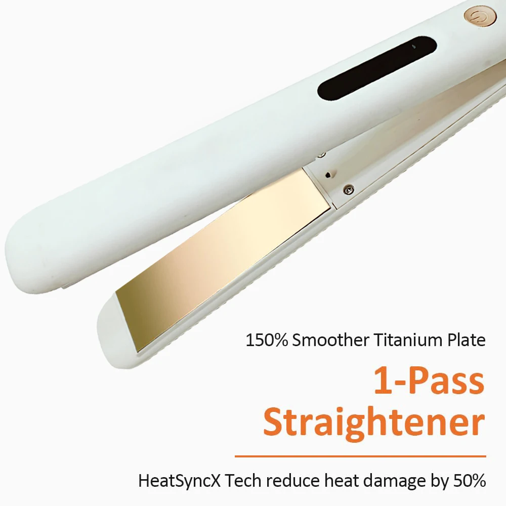 Professional Salon Negative Ion Hair Straightener Titanium Fast Heat Up Electric Ceramic Coating Hair Straightener Flat Iron