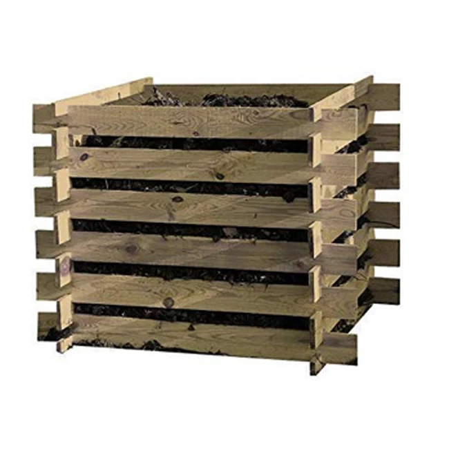 Best Selling Product Outdoor Wooden Compost Bin Garden Recycling Waste Compost