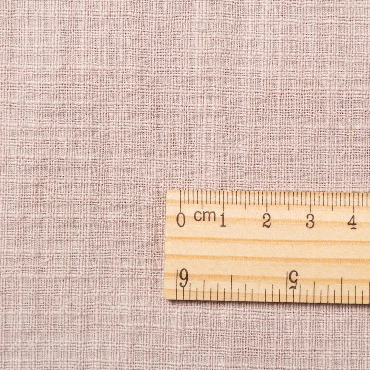 Organic Home Textile Curtain Hot Sale 55 Ramie 45 Linen Dress Cotton Weight Material Yarn Plaid Jacquard Cotton Ramie Fabric