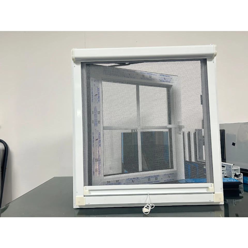 factory wholesale price hurricane impact upvc casement security roller window