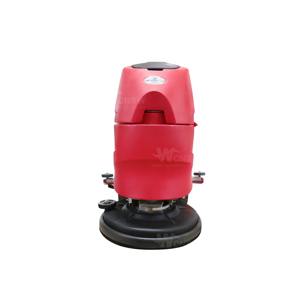 cable-type electric walk behind warehouse ceramic tile floor cleaning machine dust cleaner scrubber dryer
