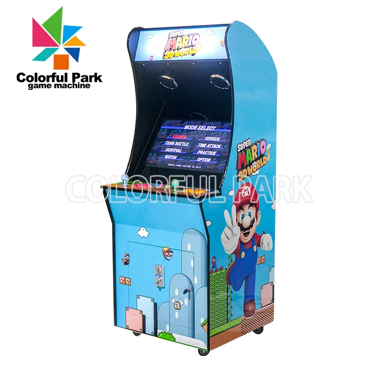  2500 game coin type Stand Up Pacman Arcade Multi Game Classic Upright Cabinet