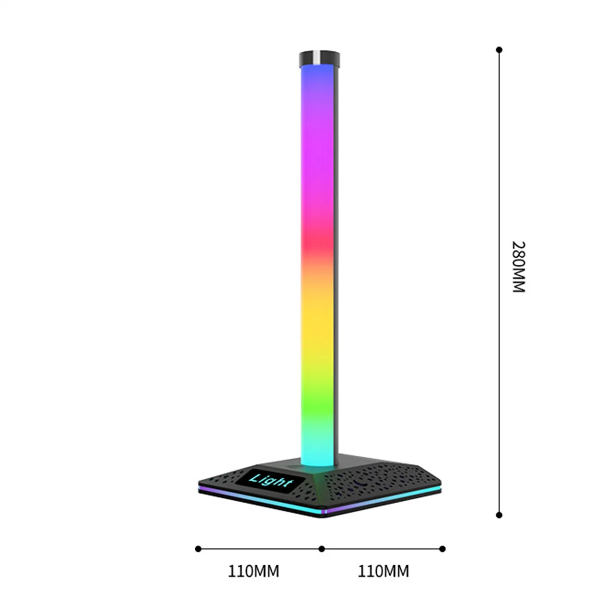 RGB Backlight Lamp RGB IC Color Changing Sync to Music with Smart APP Control Atmosphere Light