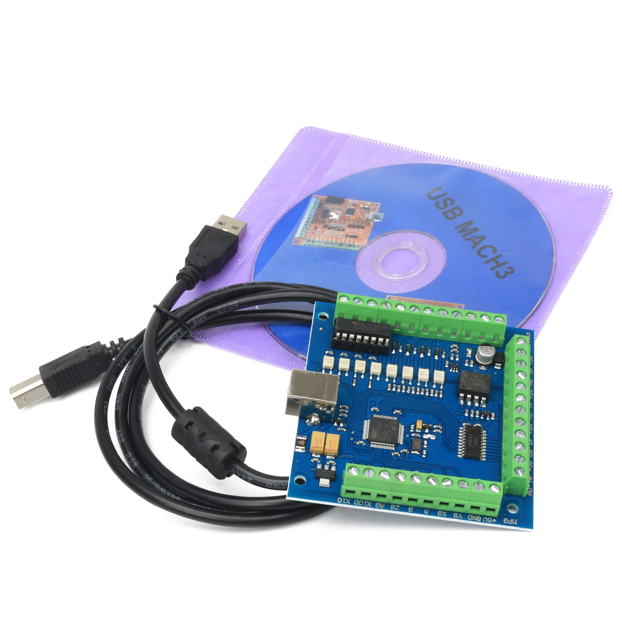  4 оси Mach3 USB карта движения STB4100 V2.1 гравировальный станок контроллер интерфейсная плата