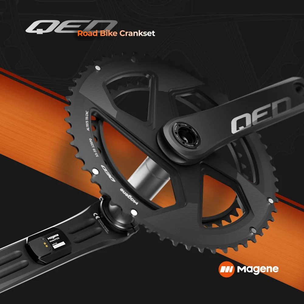 Magene QED Crankset P325 Power Meter Cycling Spider Bike Power Meter P505