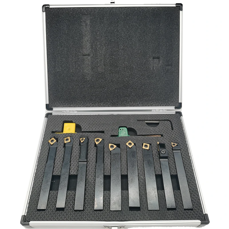 Wholesale 12mm Turning Threading Grooving Boring Bar Set 9pcs Indexable Tool for CNC Machining