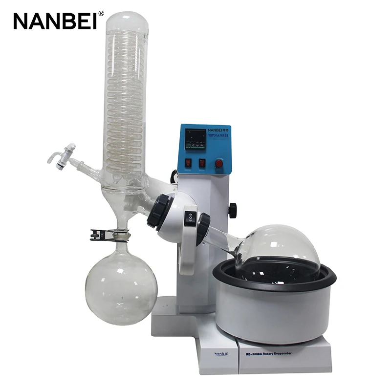 China Lab short path distillation mini vacuum rotary evaporator equipment with chiller and vacuum pump