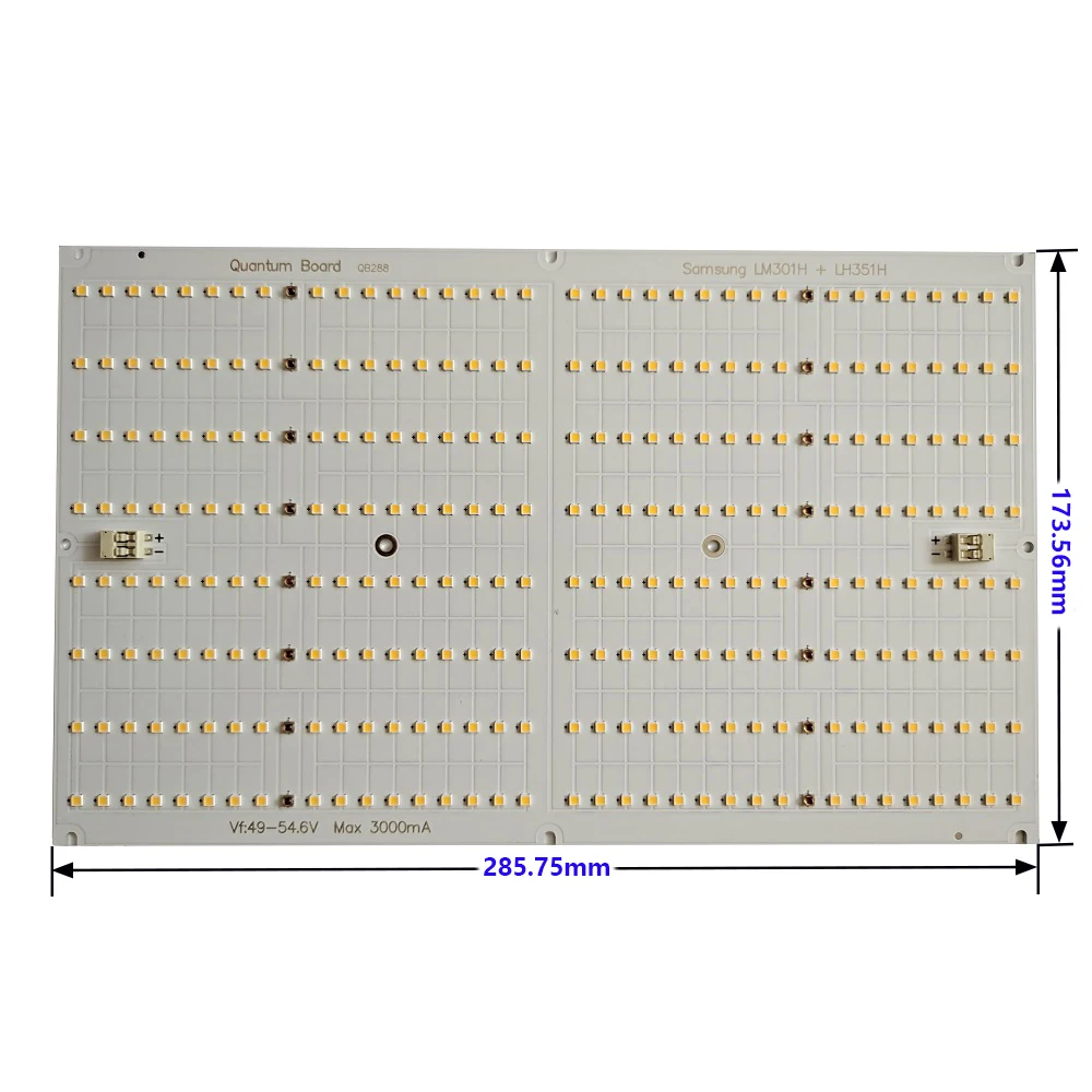 Лучшая светодиодная печатная плата QB288 120 Вт 240 320 480 600 LM301H LH351H Samsung Grow Light