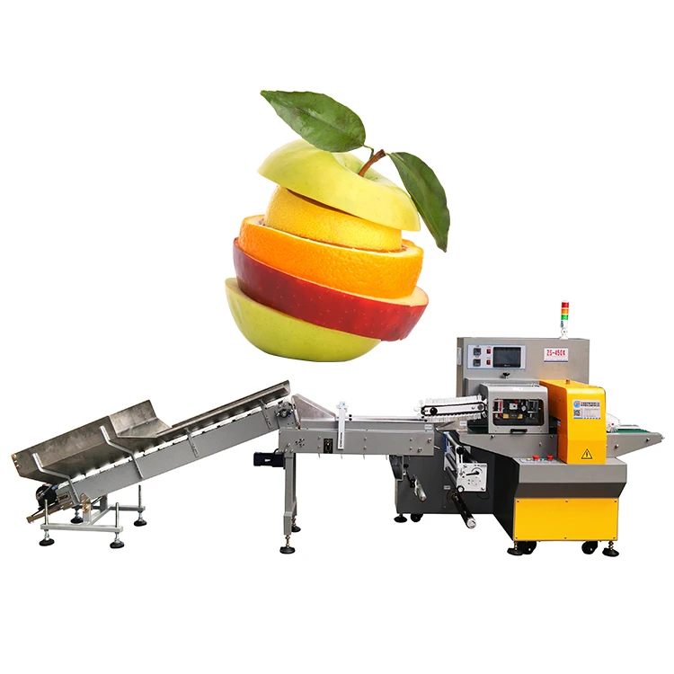 Fresh fruit servo wrapping packing machine