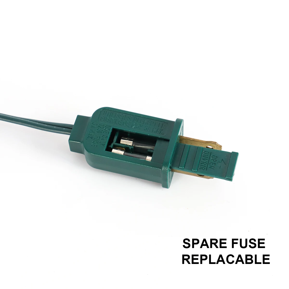 LED String Lights Indoor & Outdoor C7 Bulbs White Christmas Party & Wedding Curtain for Garden Waterproof PVC Lamp Body