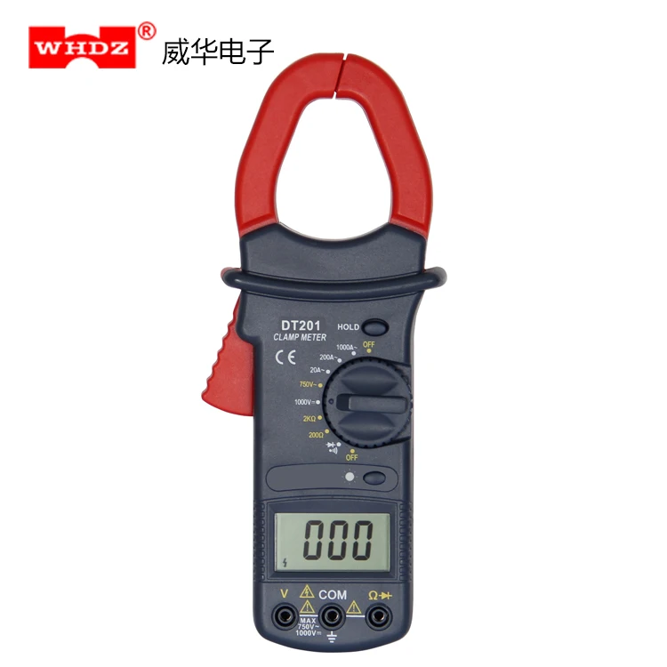 
Digital Clamp Meter DT201 with Data Hold Super Big Size Jaw 