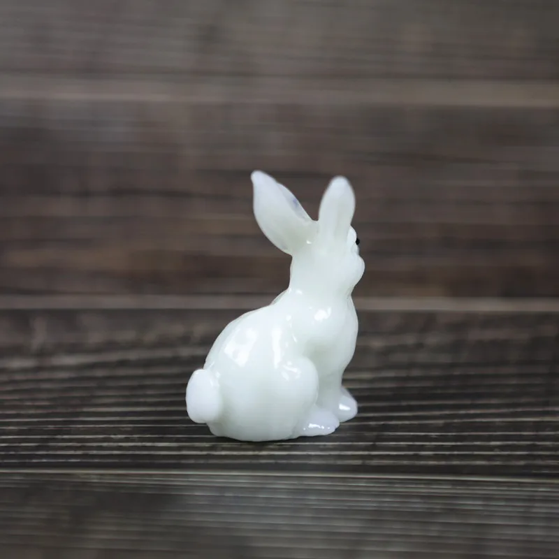 New Product As A Souvenir Factory Price Wholesale Custom Crystal Crafts Souvenir Glass Rabbit