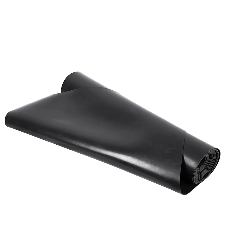 Hot sell 3mm black square FKM rubber sheet for vacuum equipment