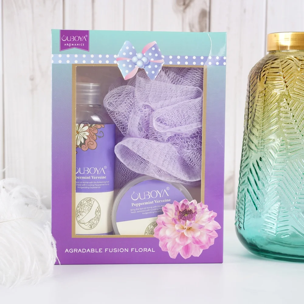 Vanilla Lavender Bath And Beauty Gift Set Wholesale Bath Set Luxury Women Spa Bath Gift Set