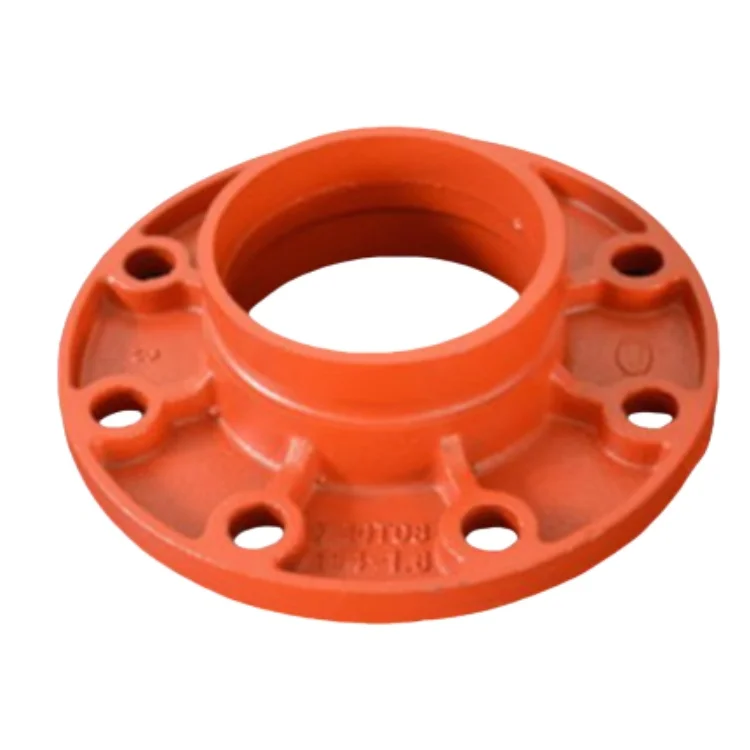 Factory direct wholesale high quality cast fire pipe connection fittings grooved flange