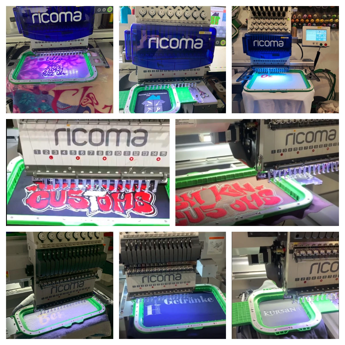 Maggie Frame 5.1 Inch Tajima SAI Ricoma MT1501 Embroidery Frames Embroidery Hoops