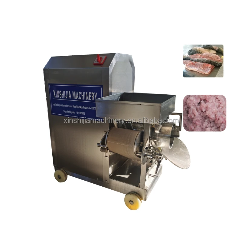 Factory wholesale automatic crab shrimp fish meat and bone separate debone machine price