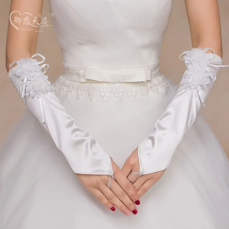ST-0030  Hot sale high quality cheap sexy white silk wedding  dress sleeve