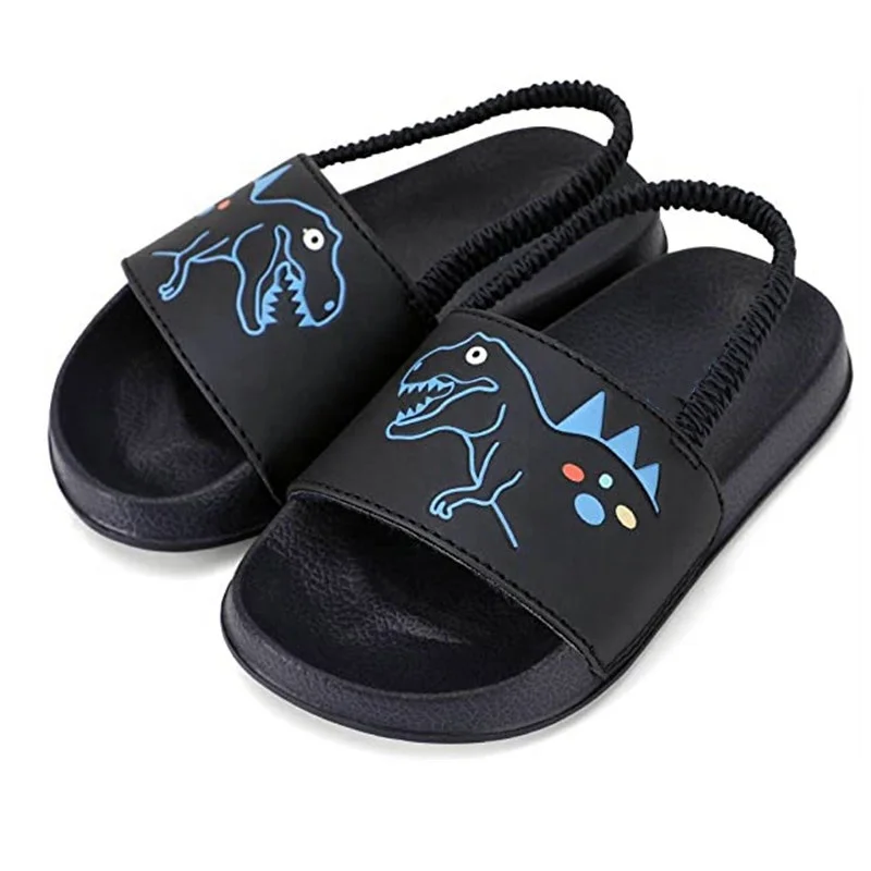pink panther cute cartoon slippers toddler kids sneaker slippers bale private label strap up children slippers for big boys
