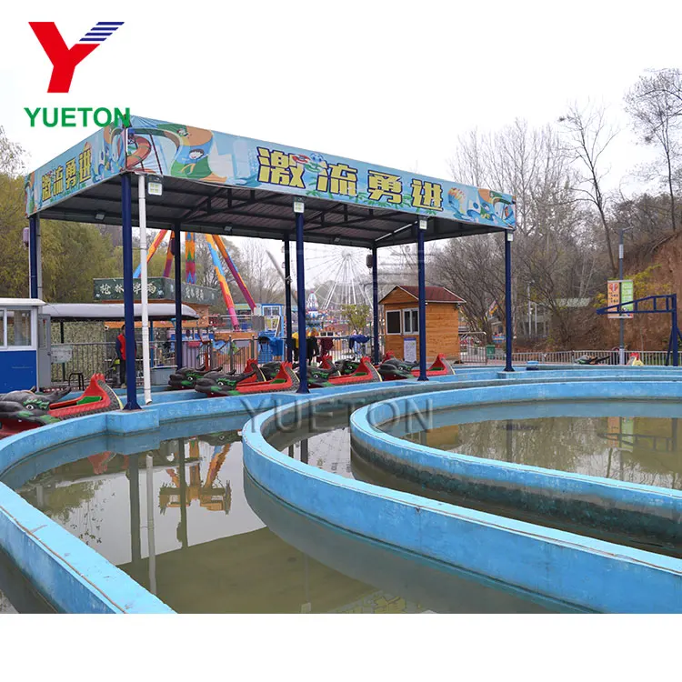 Carnival Games Amusement Park Water Roller Coaster Splash Log Flume Ride