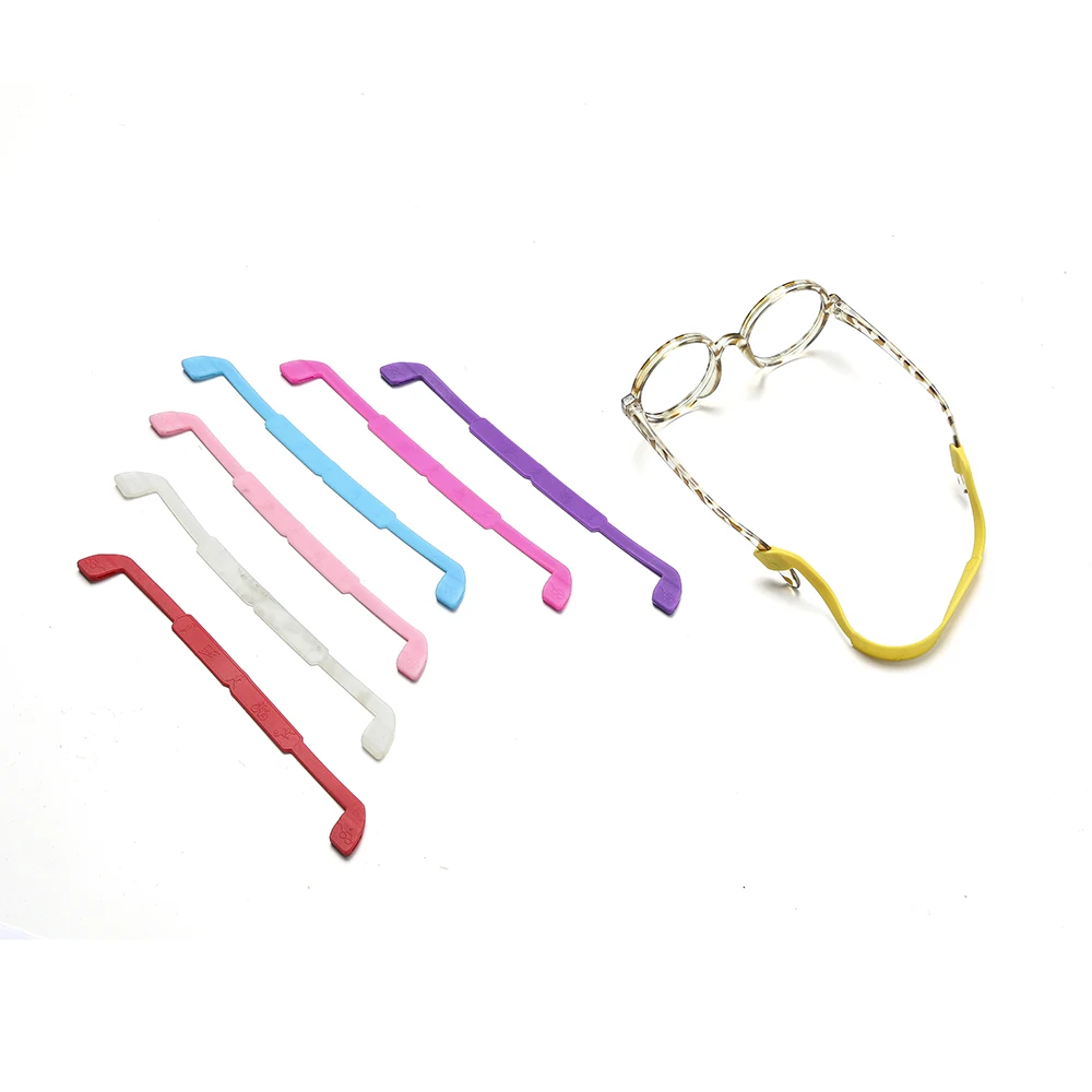 Silicone Eyeglass Chains Strap For Kids Eyewear Retainers Sports Anti-slip Elastic Cord Holder