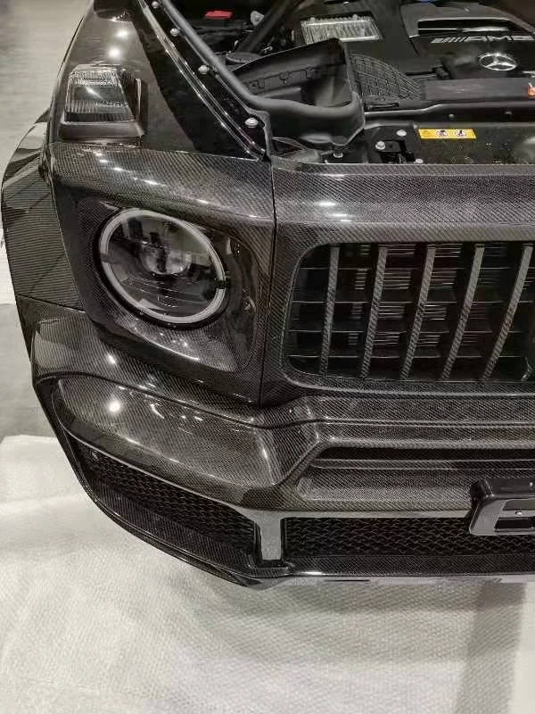 Old to NEW Carbon Fiber Body kit for2003-2018For Mercede Benz G Class AMG G500 G63 W464 Bodykit