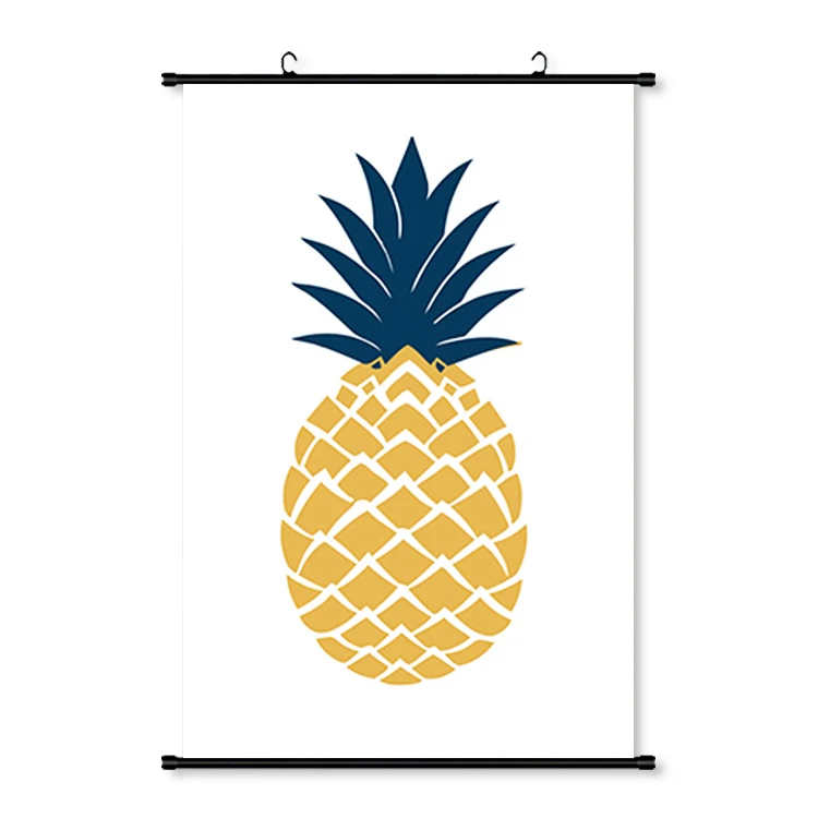 Quality Design Bedroom Decoration Cartoon Hanging Scroll Banner Hanging Flag Wooden Pole Kakemono