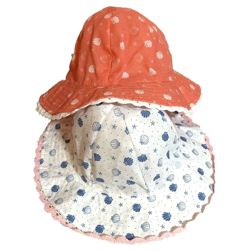 Unisex 100% Cotton Wide Brim Sun Hat Low Price Bucket Hat with Lace for Traveling Fishermen and Children Outdoor Visor