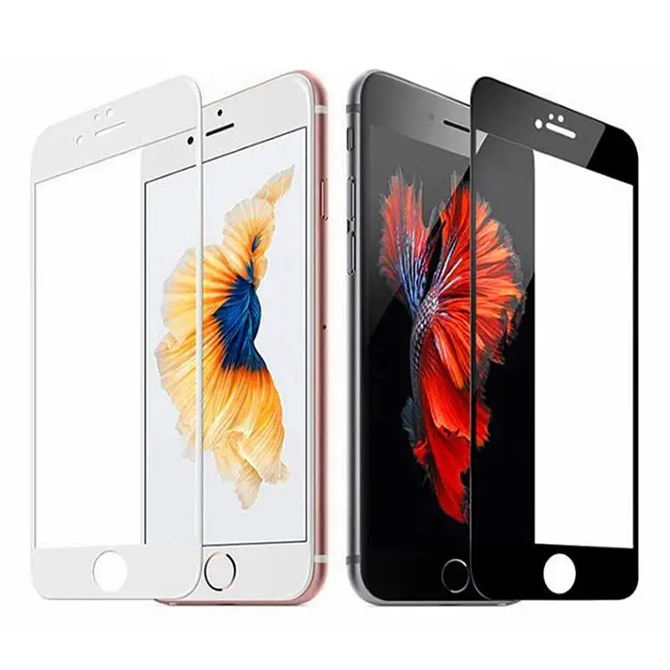  Для iPhone 6 7 8 X Xs 11 Pro Max Розничная упаковка 9D полная проклейка закаленное стекло Защита экрана для