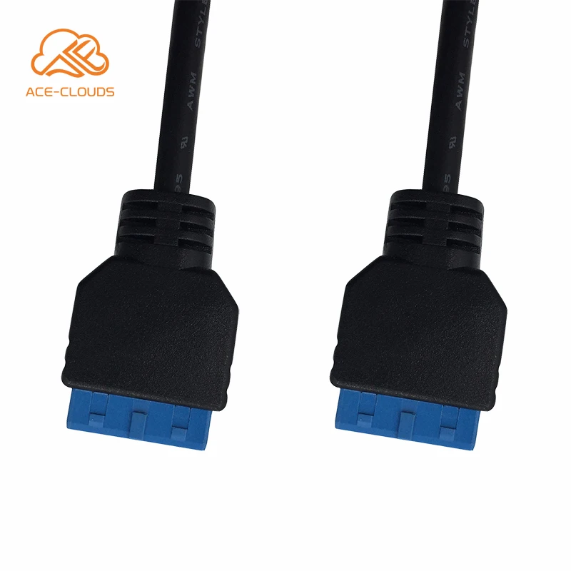 High-speed USB3.0 20Pin Female to Female Extension Cable Motherboard Cable